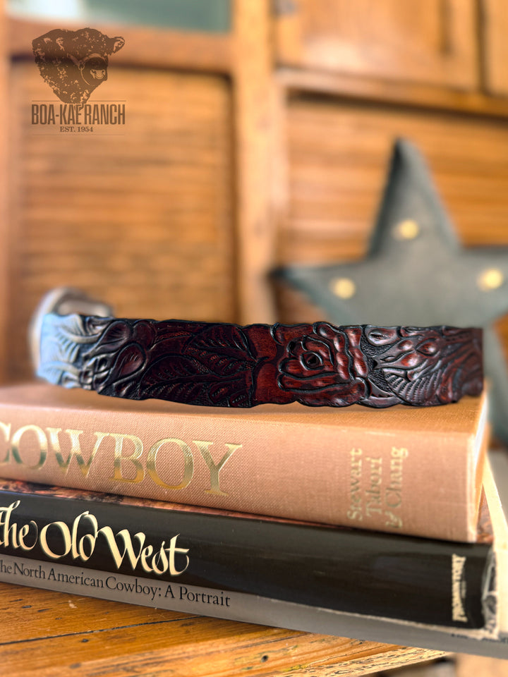 Que Chula Rosa Belt - Café Viejo