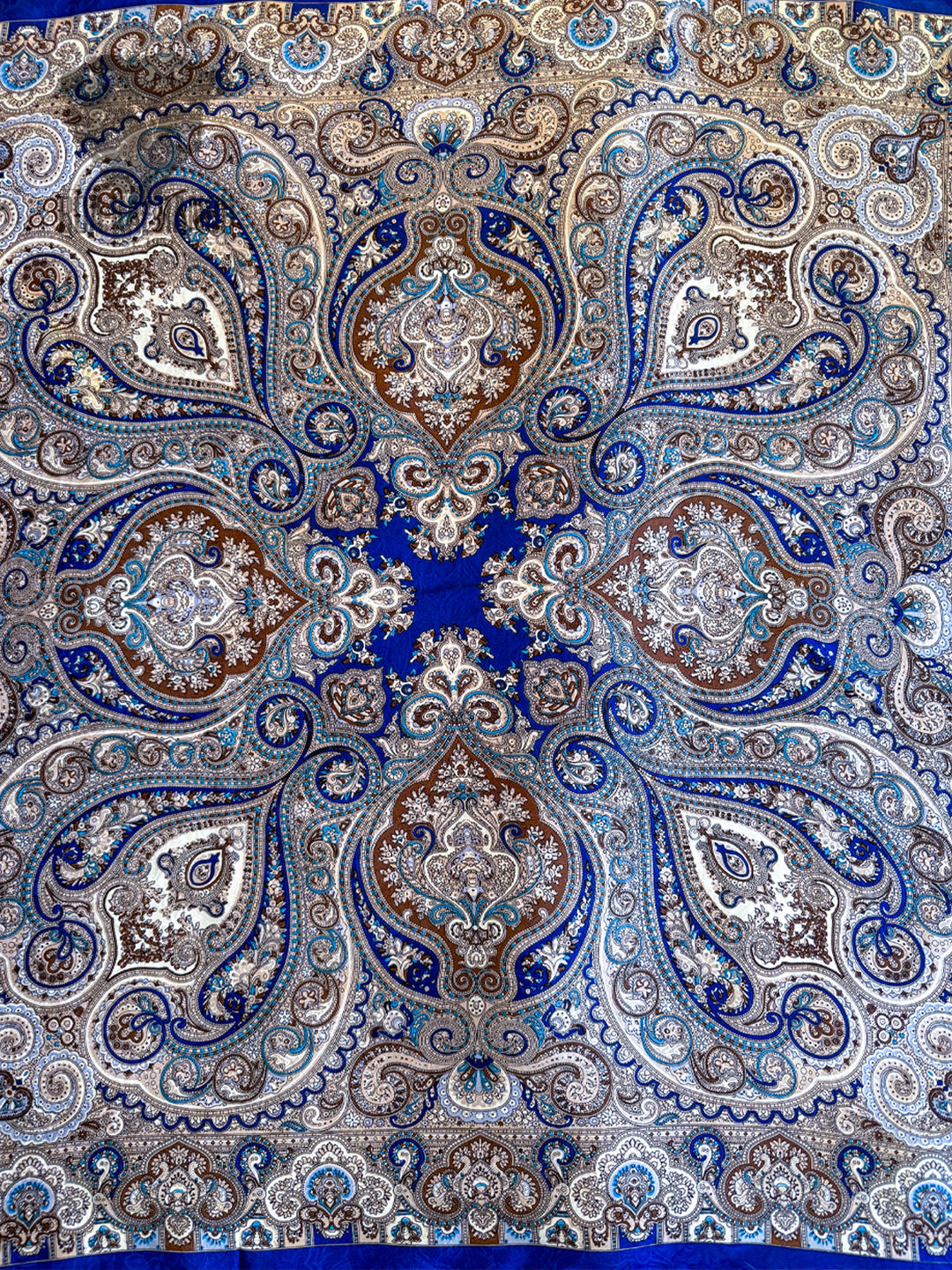 Wild Rag - Royal & Brown Paisley