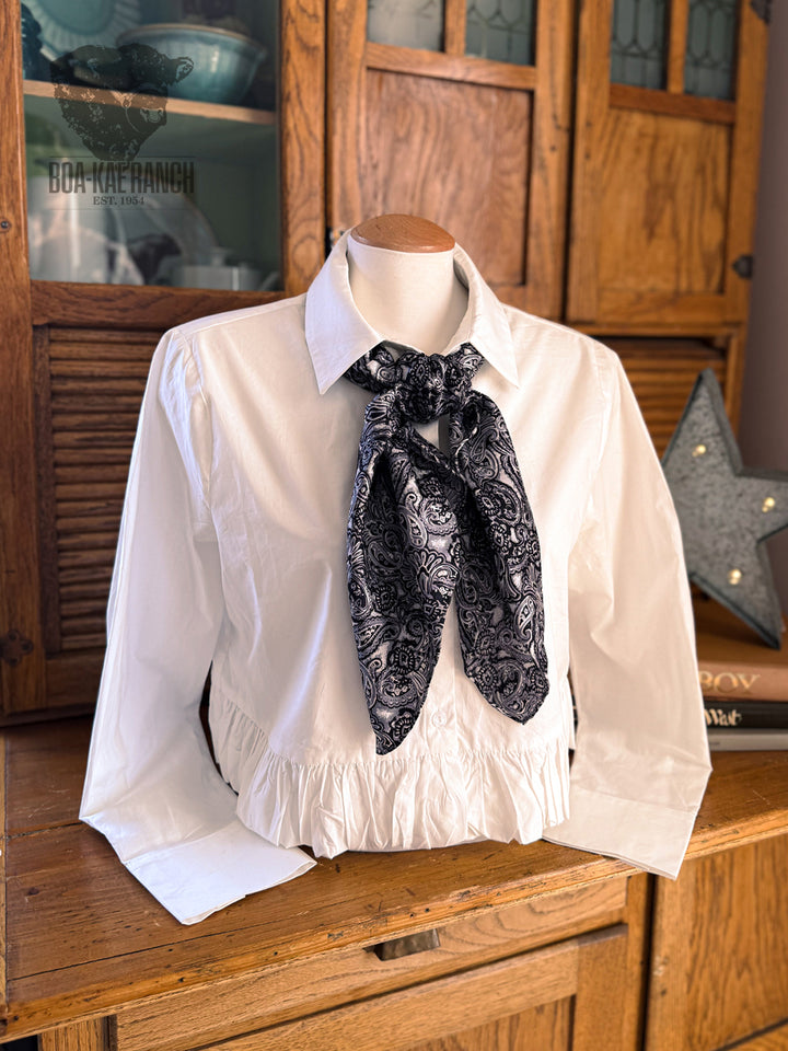 Wild Rag - Silver Smoke Paisley