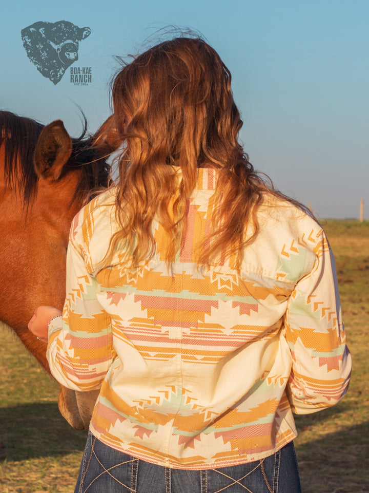 Ivory Aztec Jacket