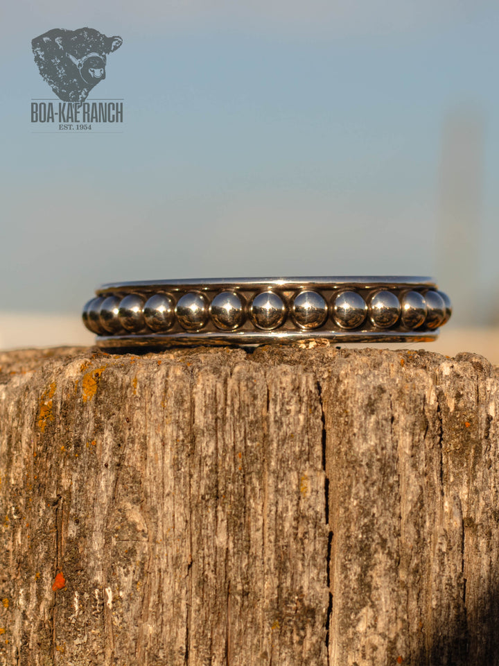 Sterling Ball Cuff