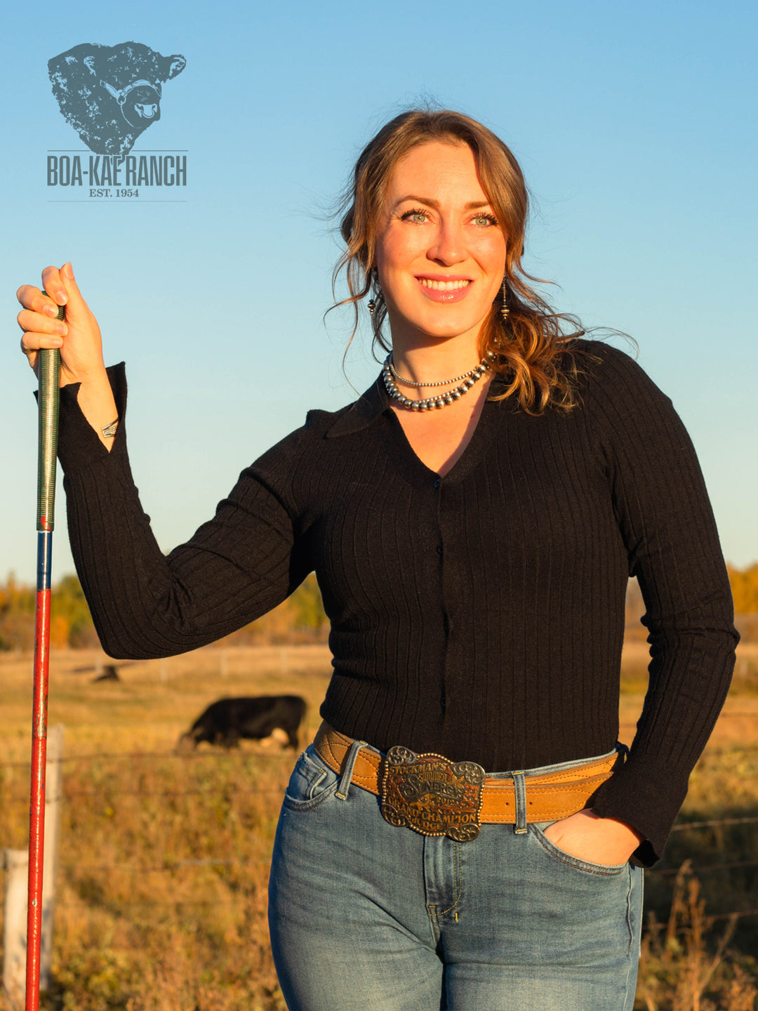 Black Cherry Polo Cardigan