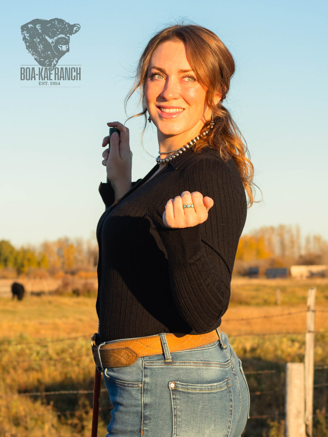 Black Cherry Polo Cardigan