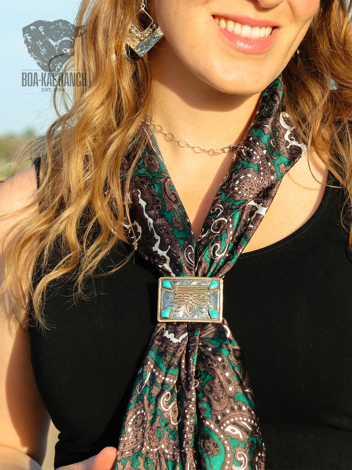 Boot Stitch Scarf Slide