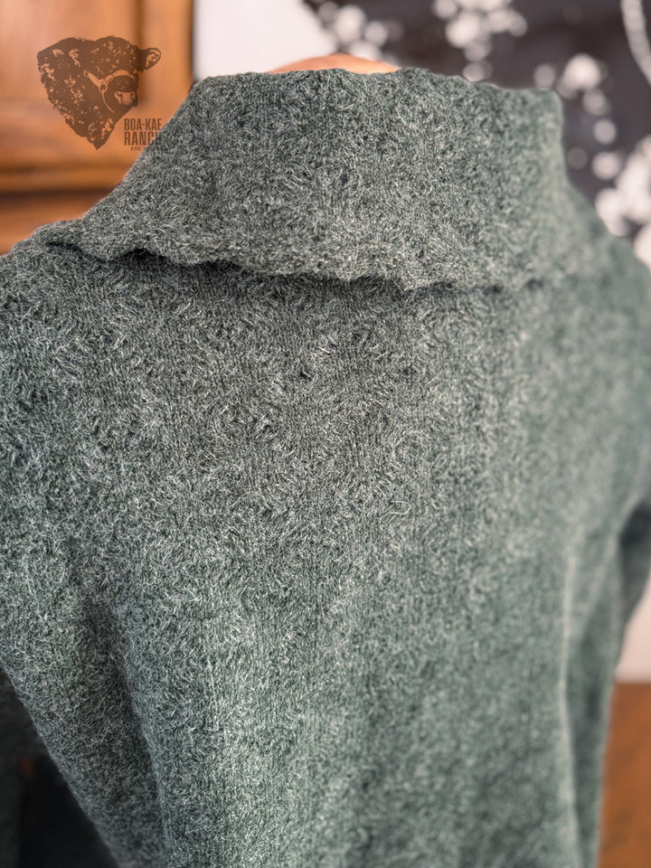 Bow Front Collared Cardigan