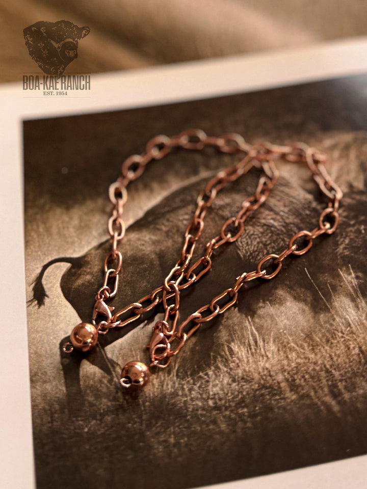Copper Chain Bracelet