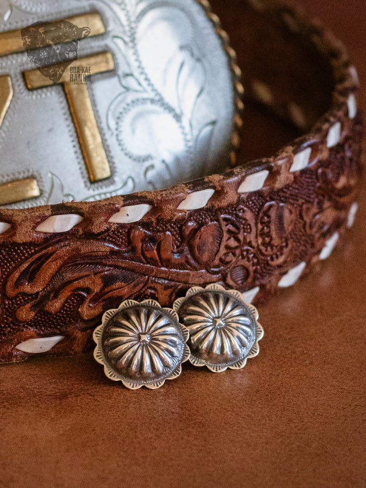 Concho Stud Earrings