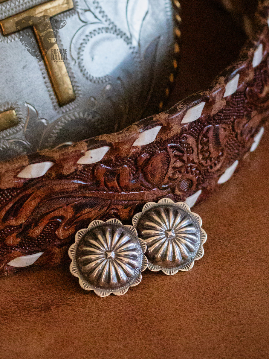 Concho Stud Earrings