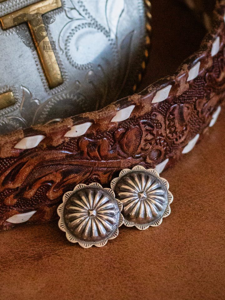 Concho Stud Earrings