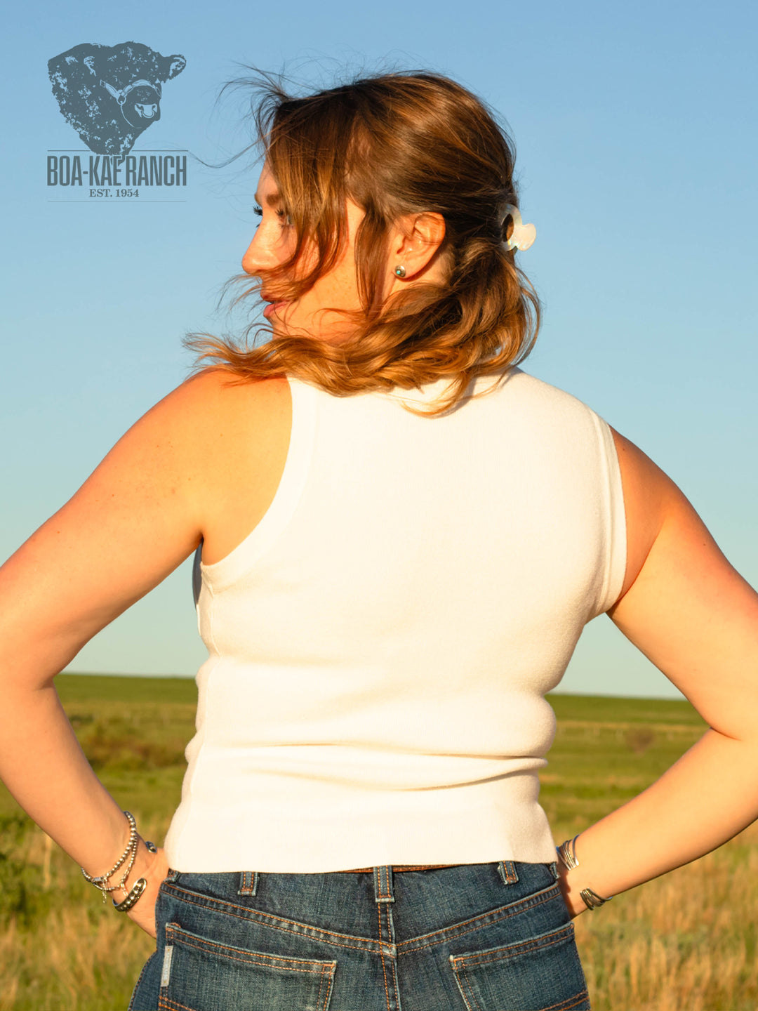 Button Front Knit Tank
