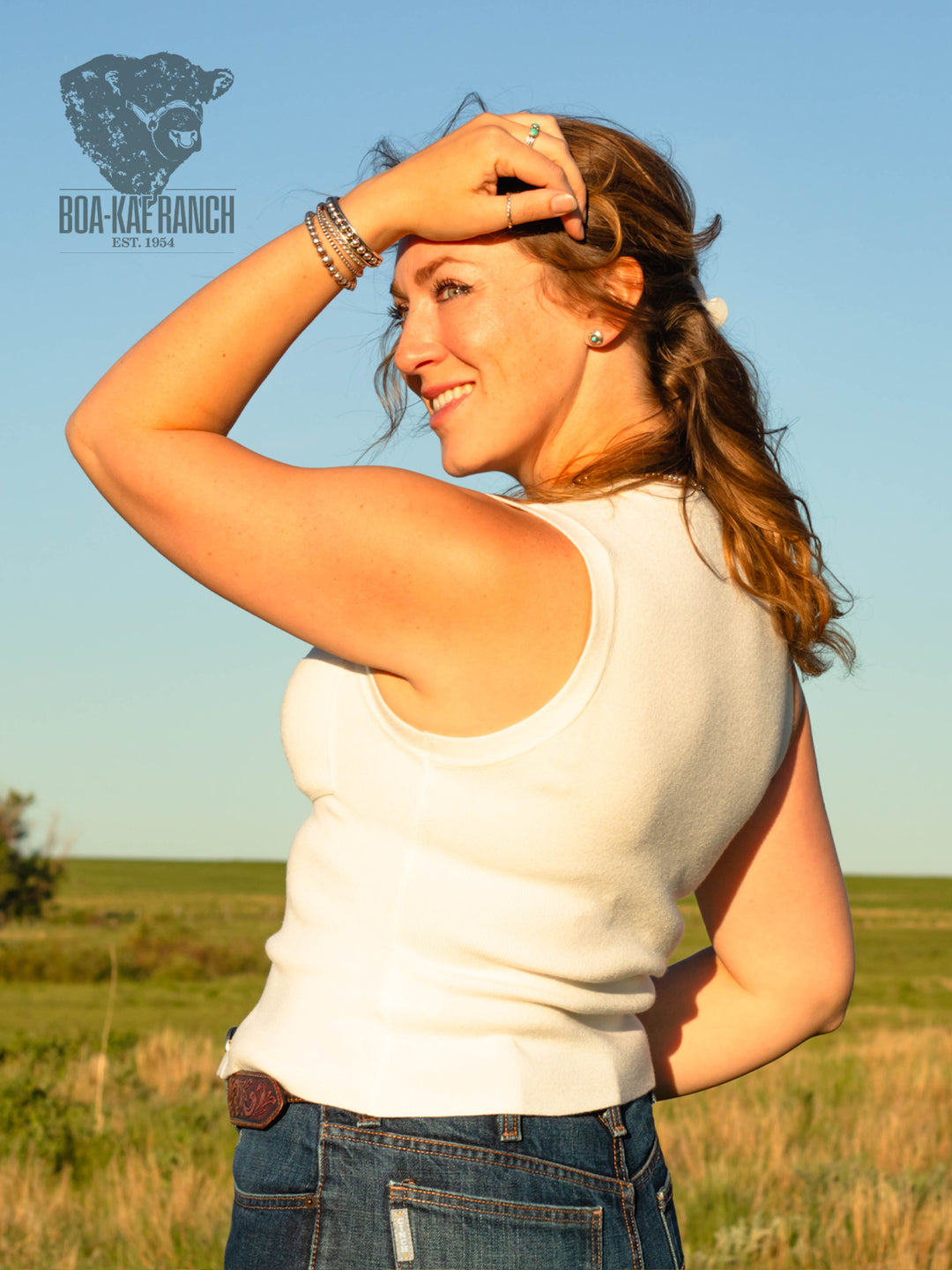 Button Front Knit Tank