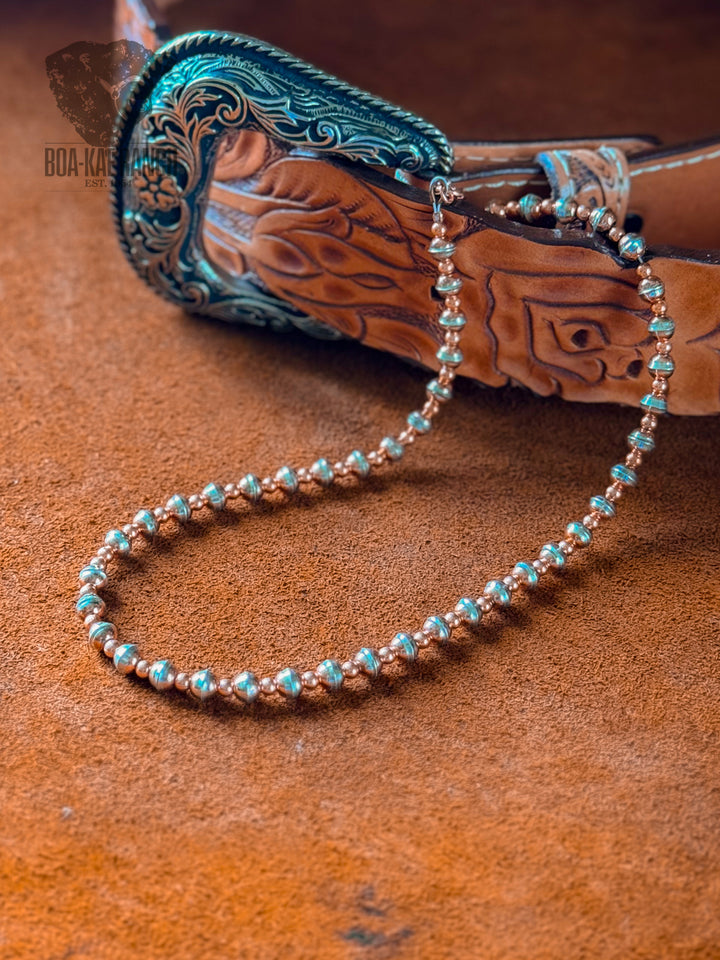 Seamed Copper Necklace