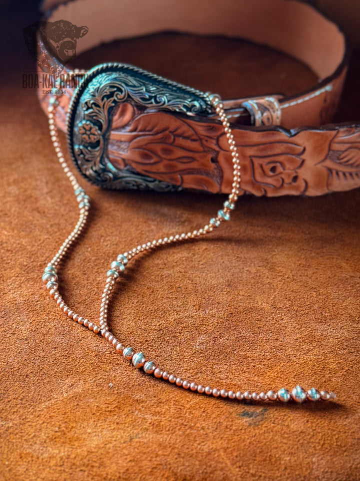 Copper Ombre Lariat Necklace