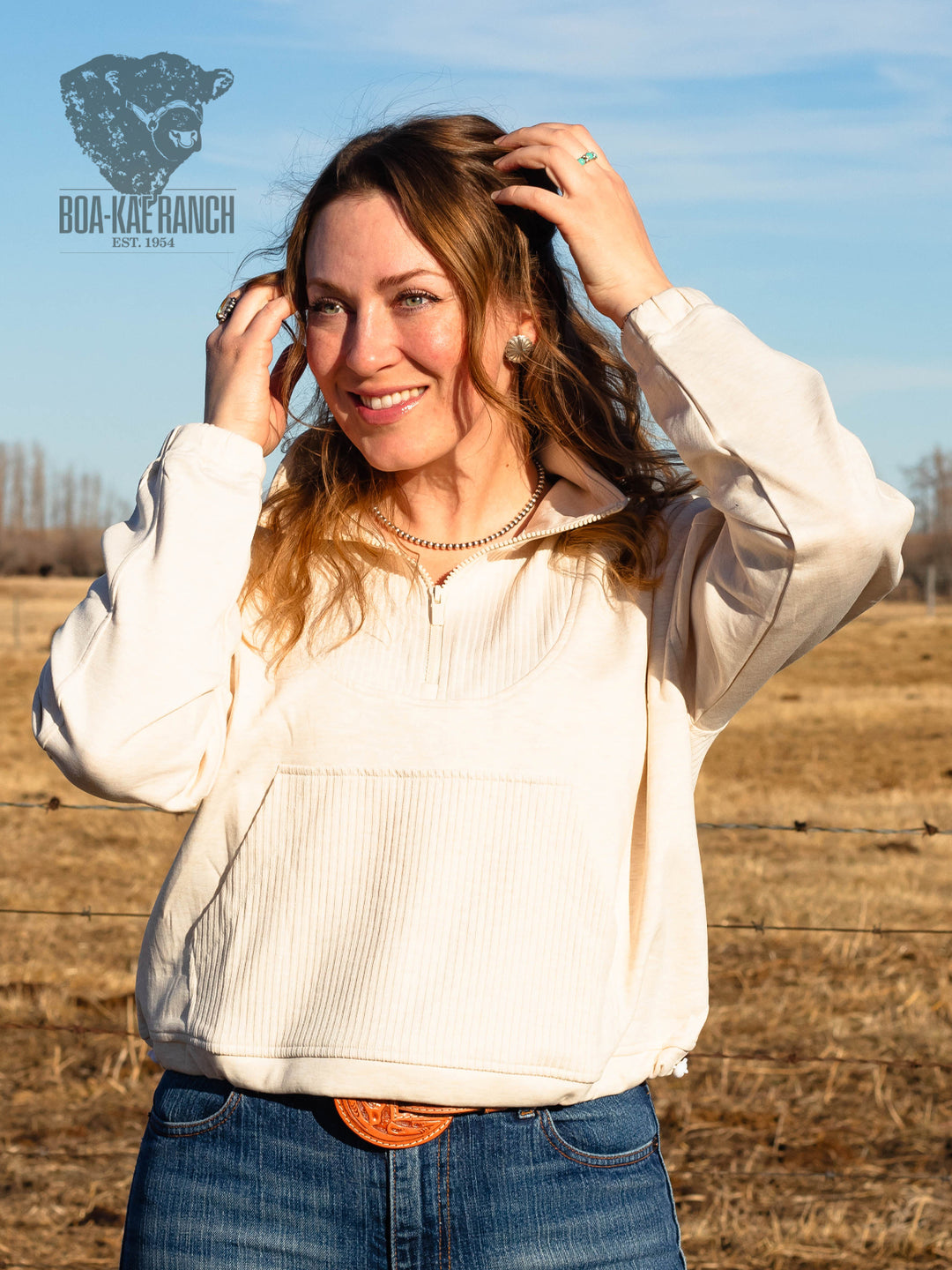 Scuba Half Zip Ribbed Pullover