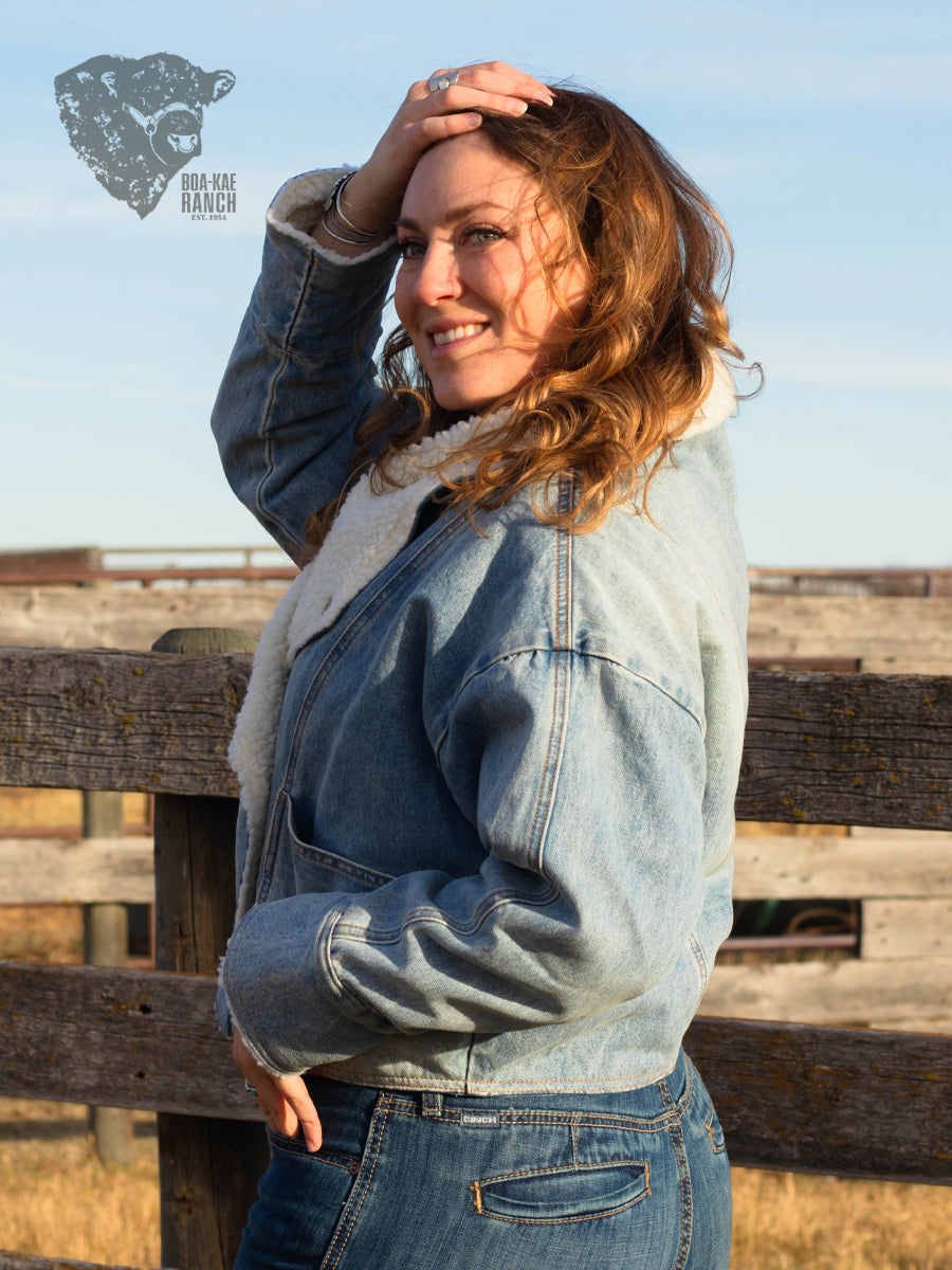 Sherpa Lined Denim Jacket