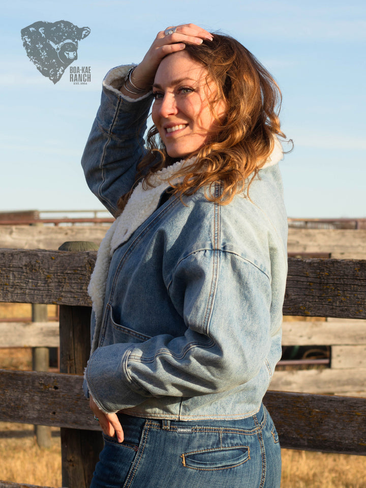 Sherpa Lined Denim Jacket