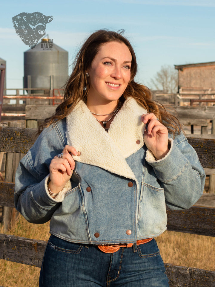 Sherpa Lined Denim Jacket