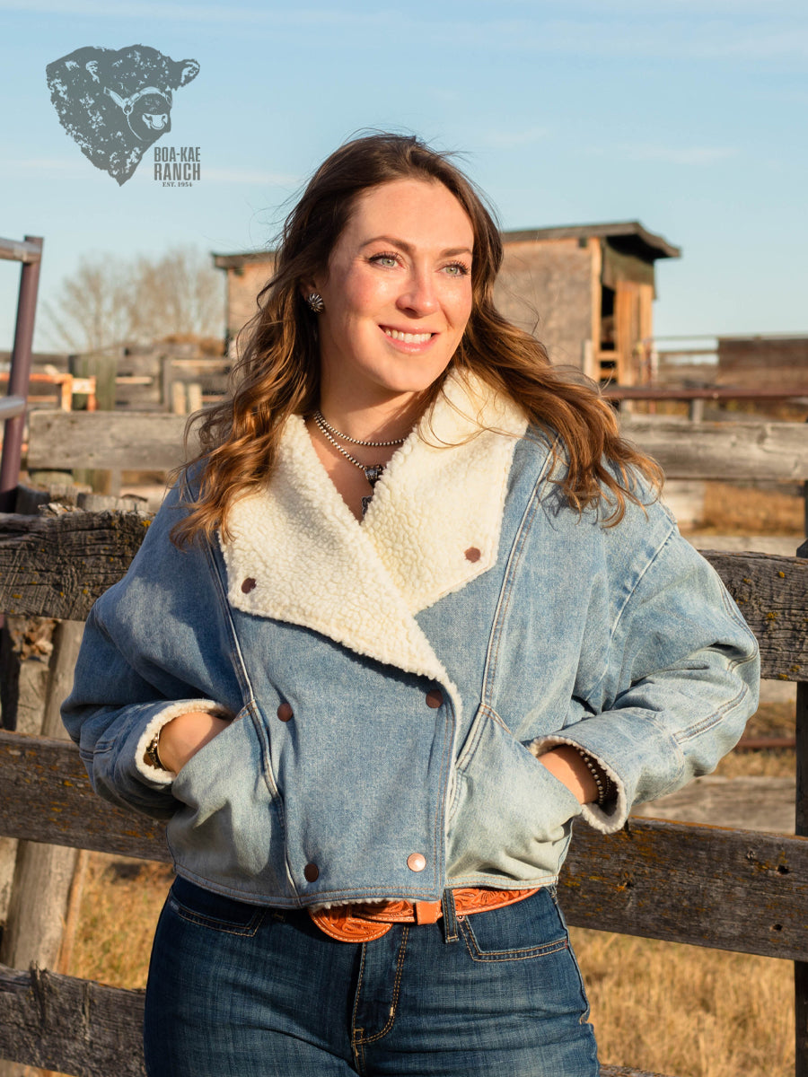 Sherpa Lined Denim Jacket