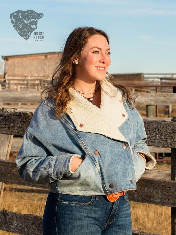 Sherpa Lined Denim Jacket