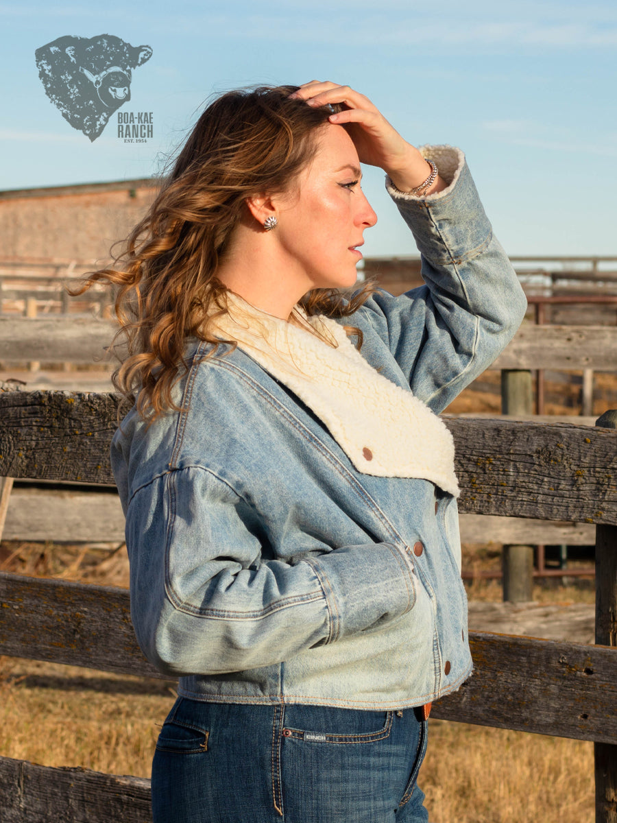 Sherpa Lined Denim Jacket