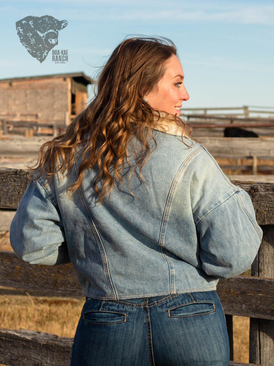 Sherpa Lined Denim Jacket