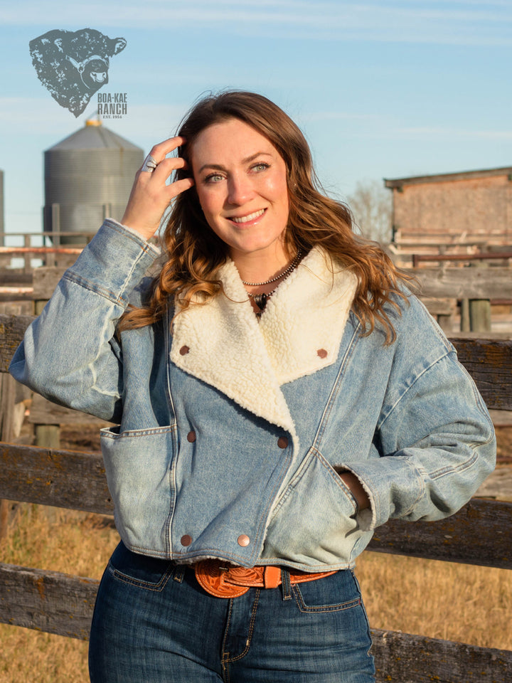 Sherpa Lined Denim Jacket