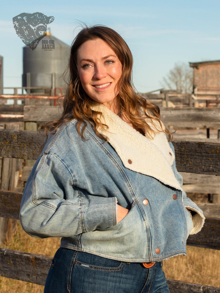 Sherpa Lined Denim Jacket