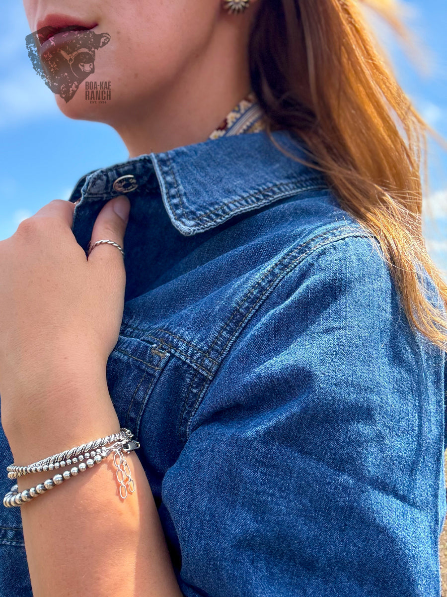 Belted Denim Shirt Dress