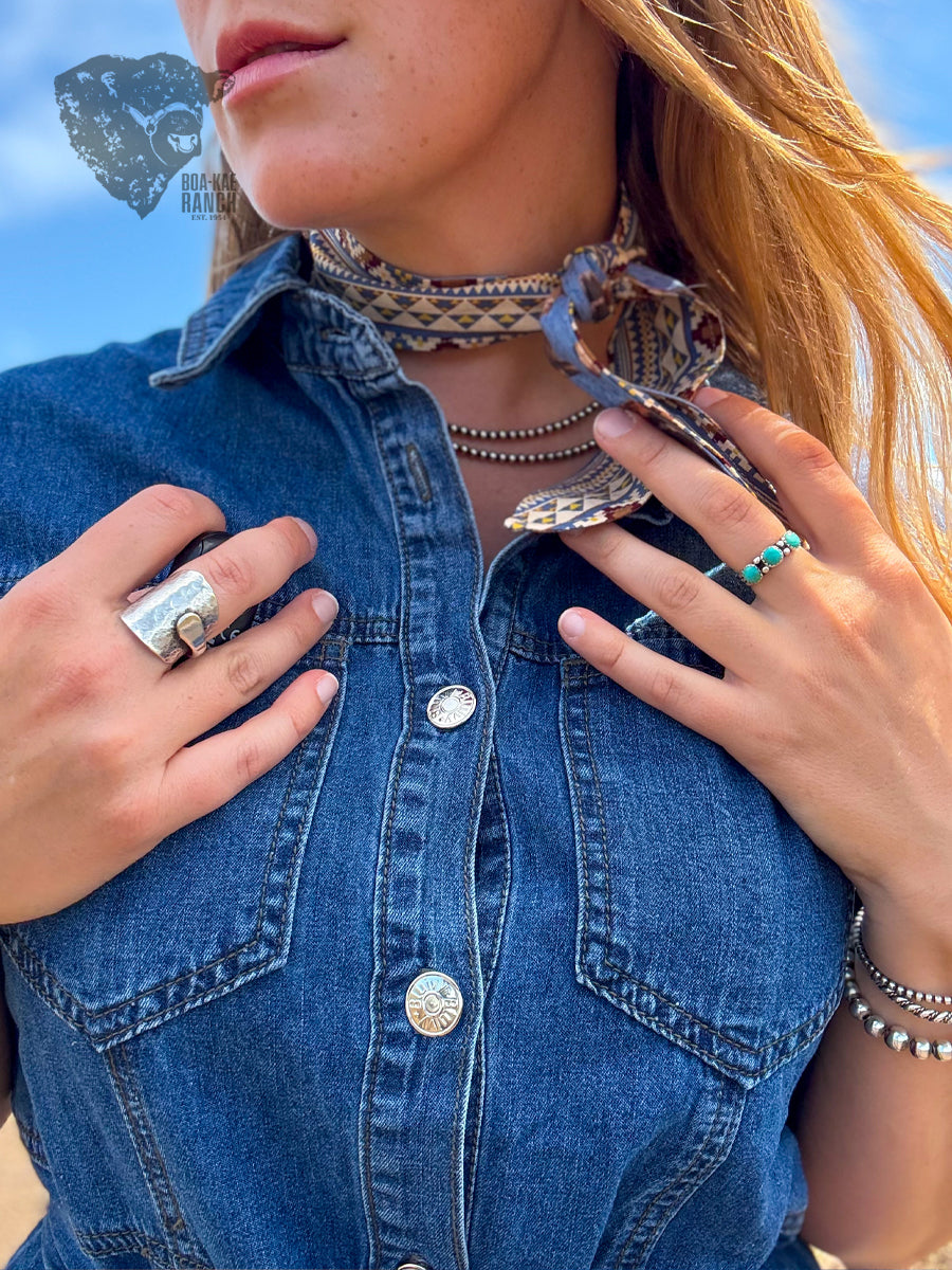 Belted Denim Shirt Dress