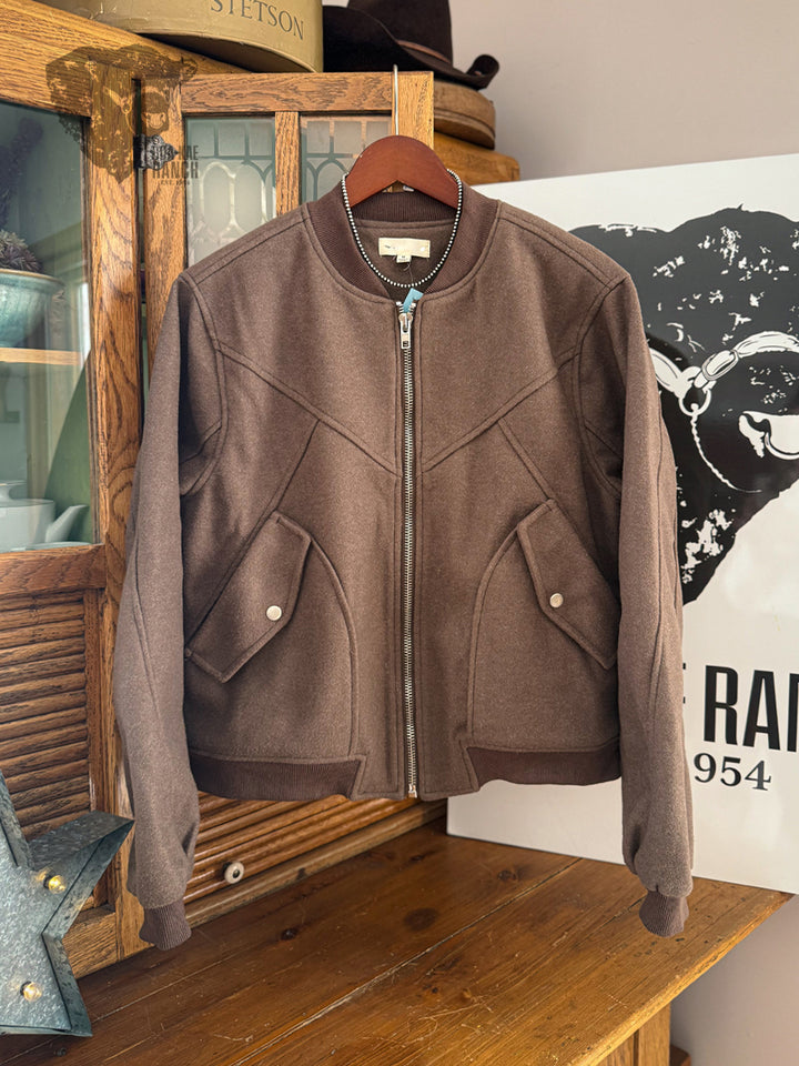 ES Bomber Jacket - Cocoa