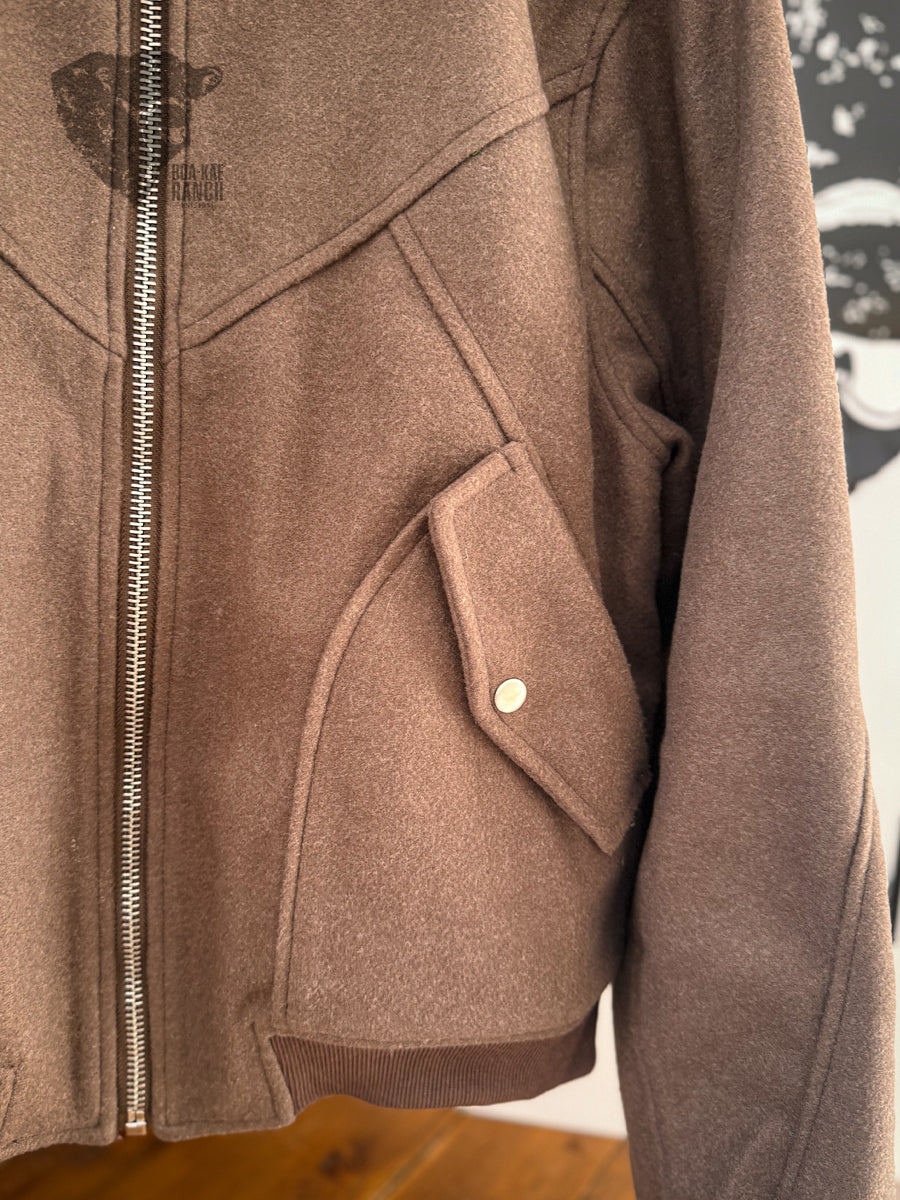 ES Bomber Jacket - Cocoa