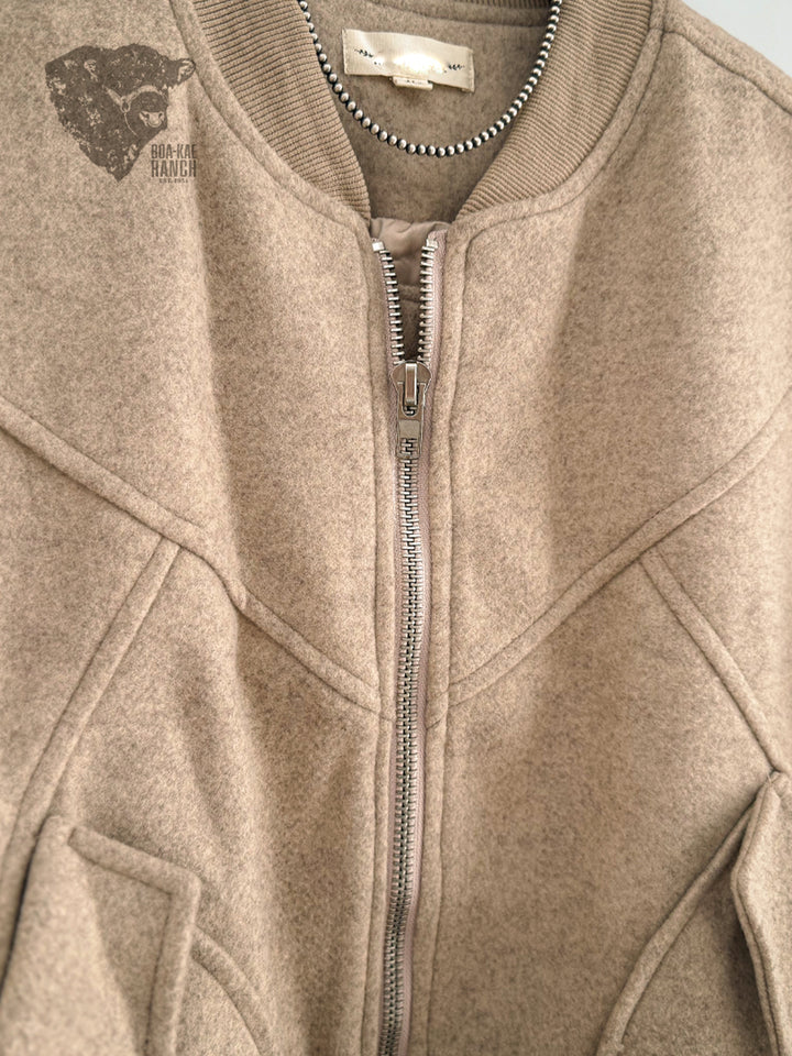 ES Bomber Jacket - Oat