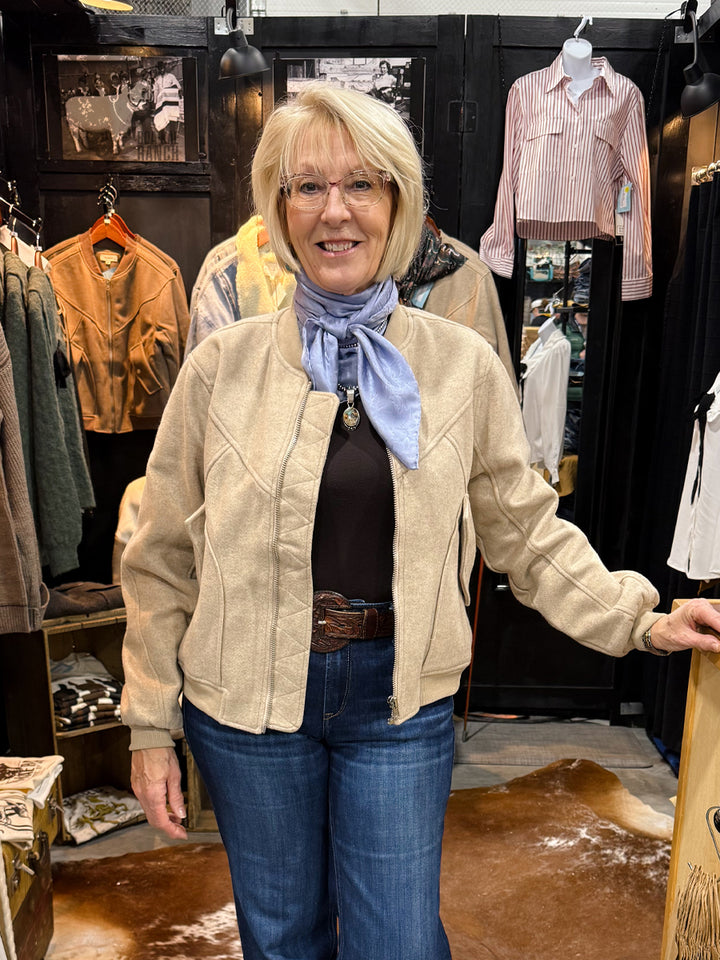 ES Bomber Jacket - Oat