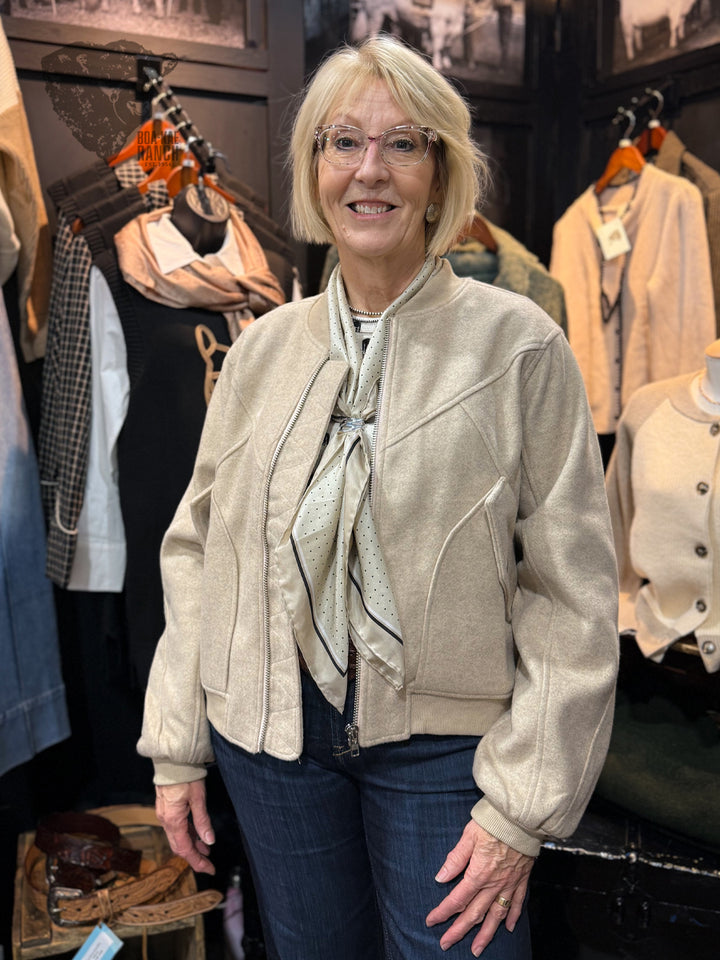 ES Bomber Jacket - Oat