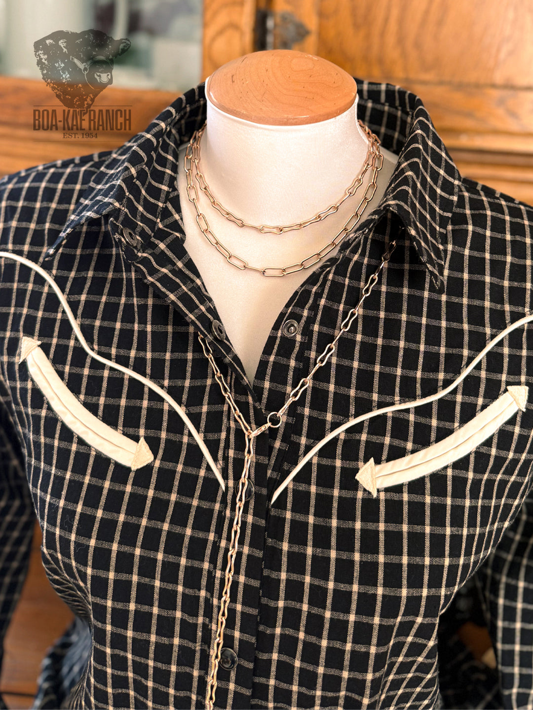 Gold Rein Chain Necklace