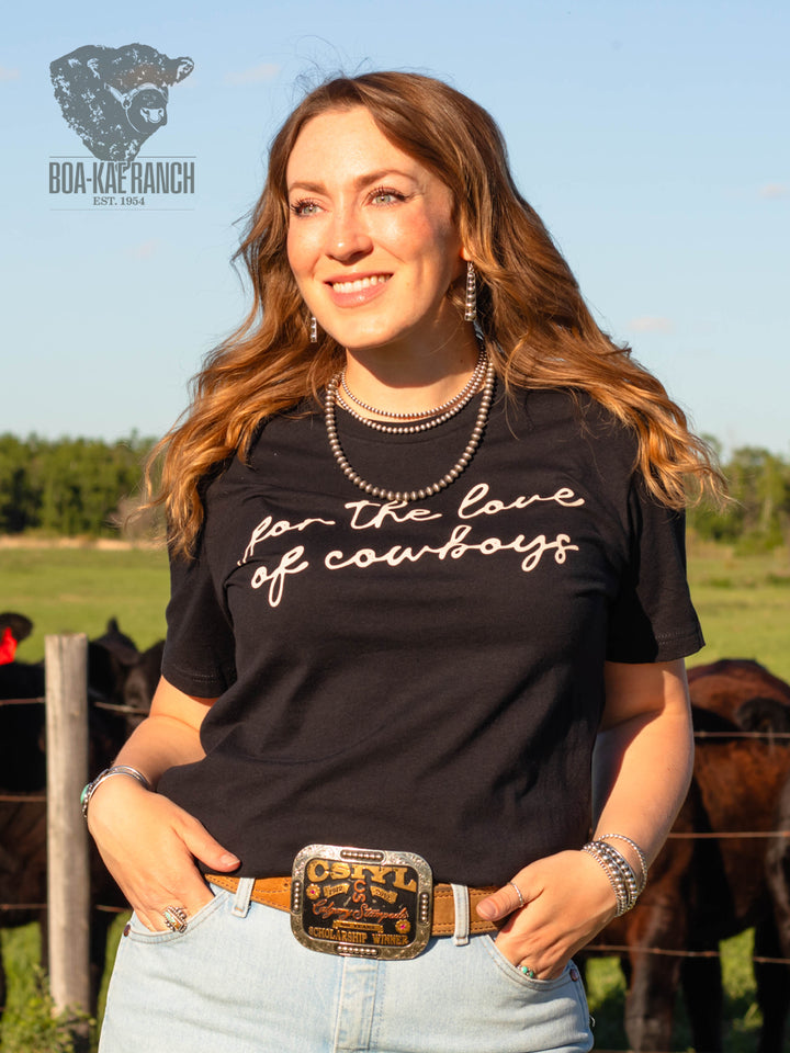 RH For the Love of Cowboys Tee