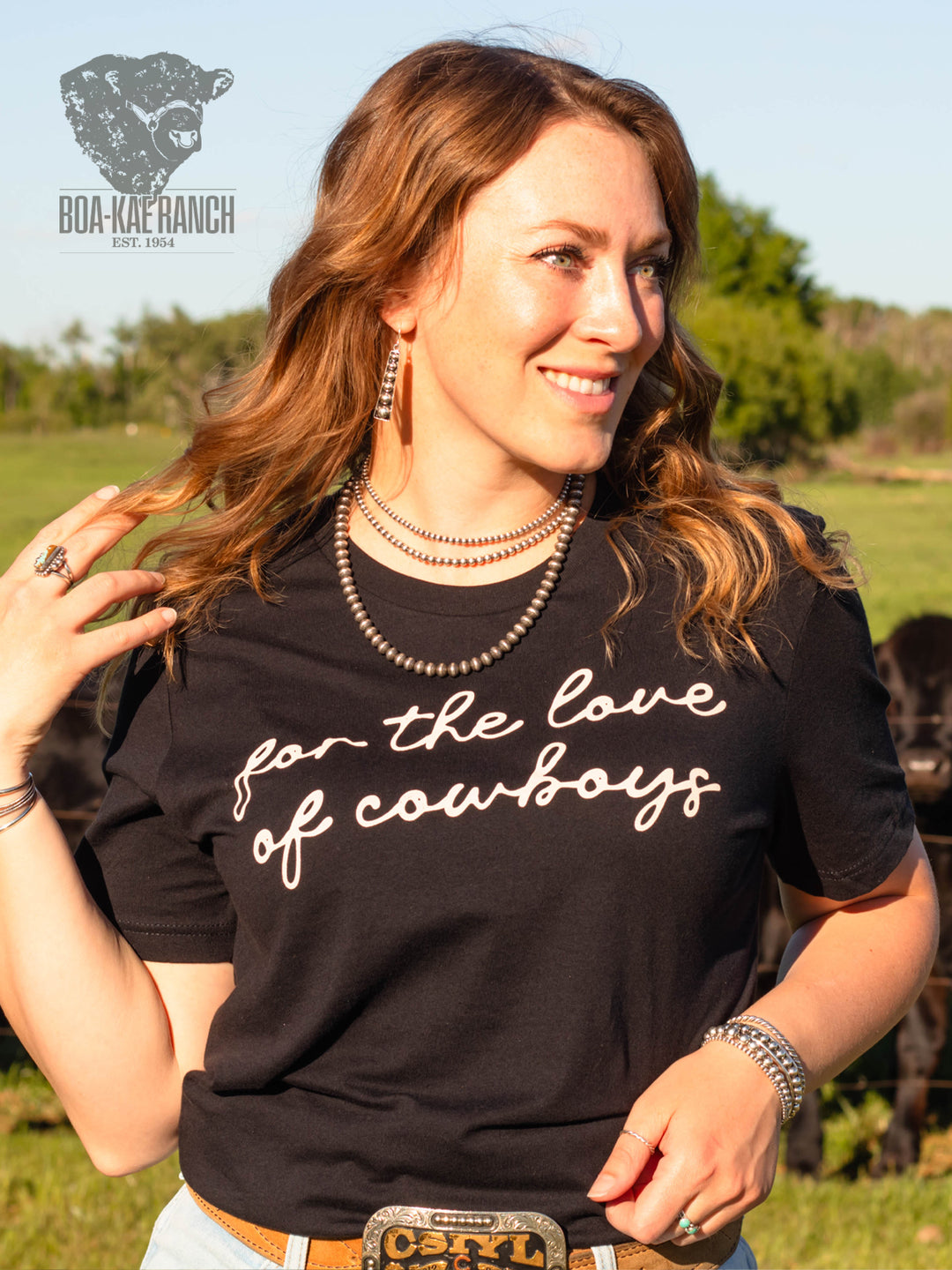 RH For the Love of Cowboys Tee