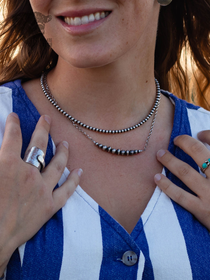 Navajo Pearl Bar Necklaces