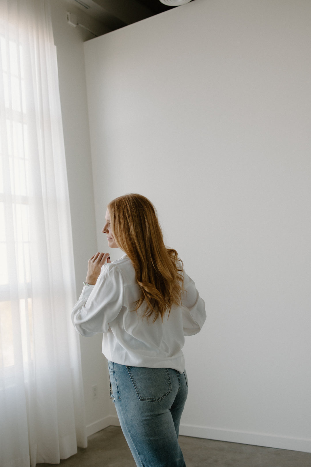 Peter Pan Collar Bow Tie Blouse