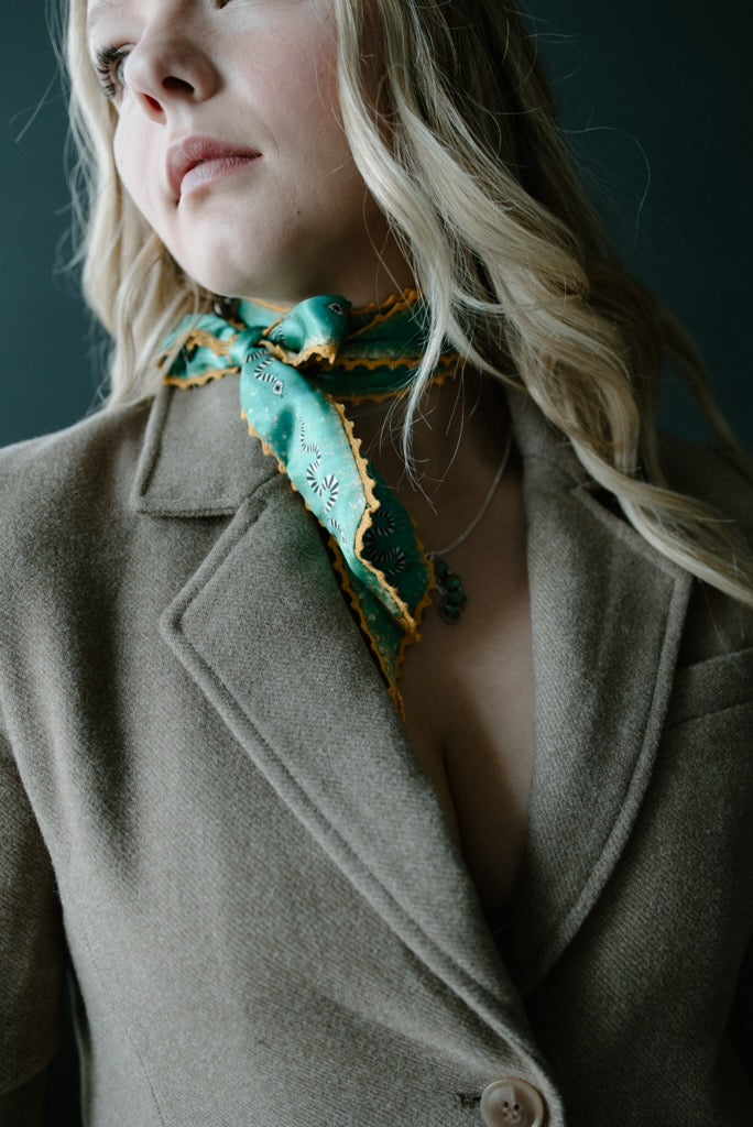 Ribbed Sweater Cuff Blazer