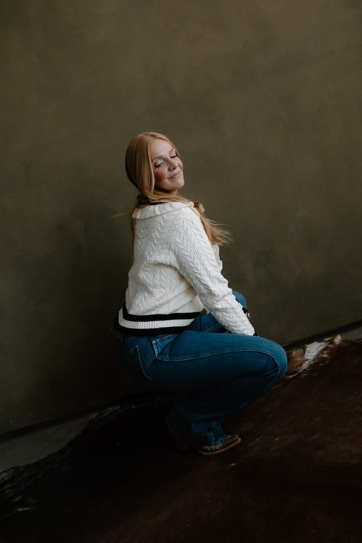 Frill Twist Cardigan