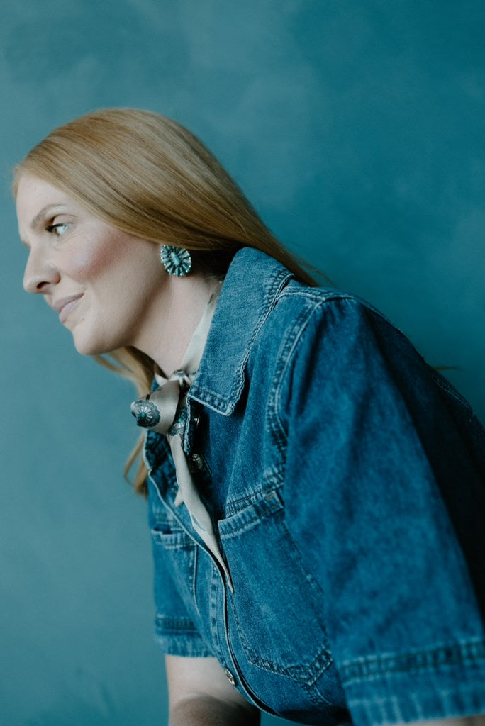 Belted Denim Shirt Dress