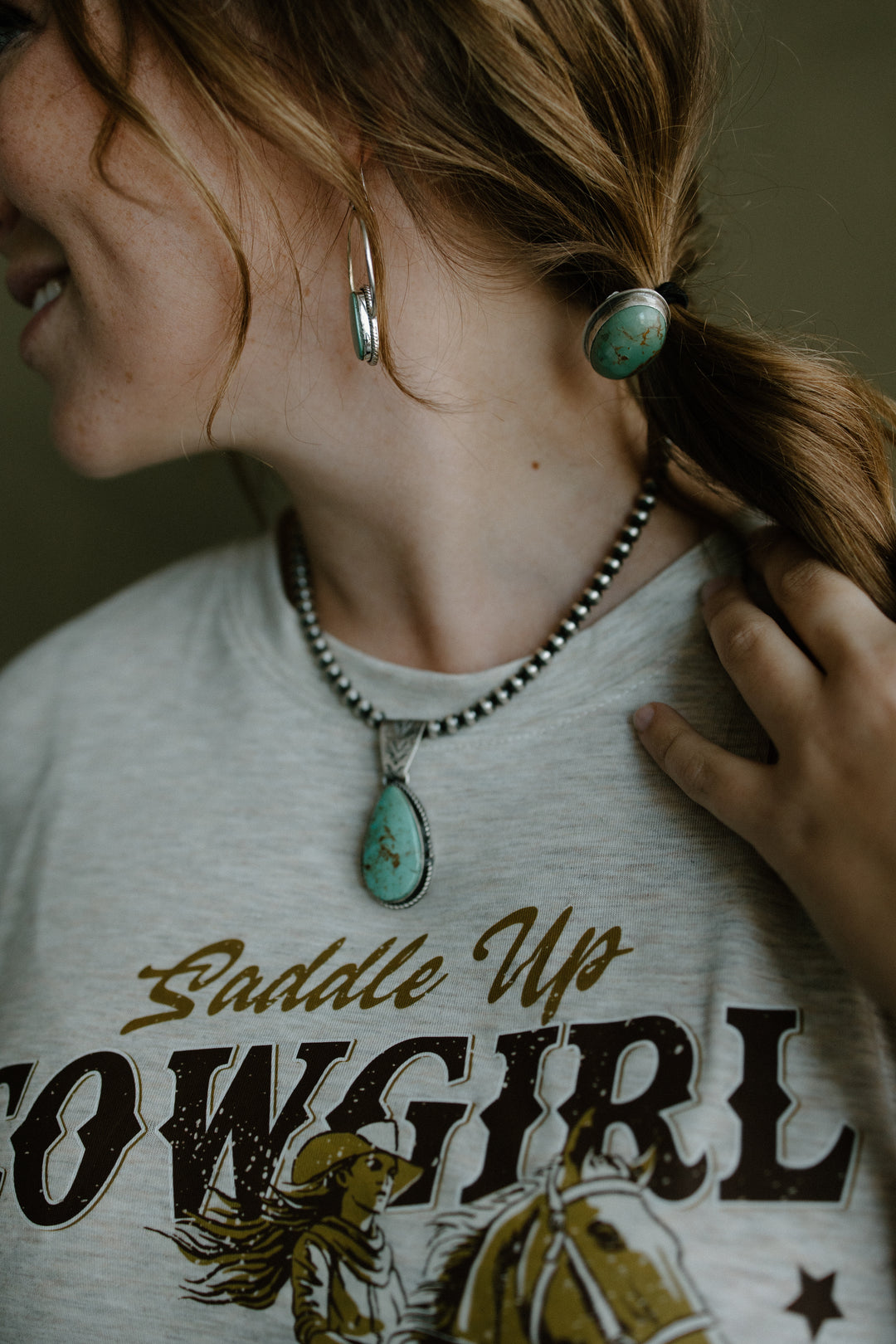 Saddle Up Cowgirl T-Shirt Dress