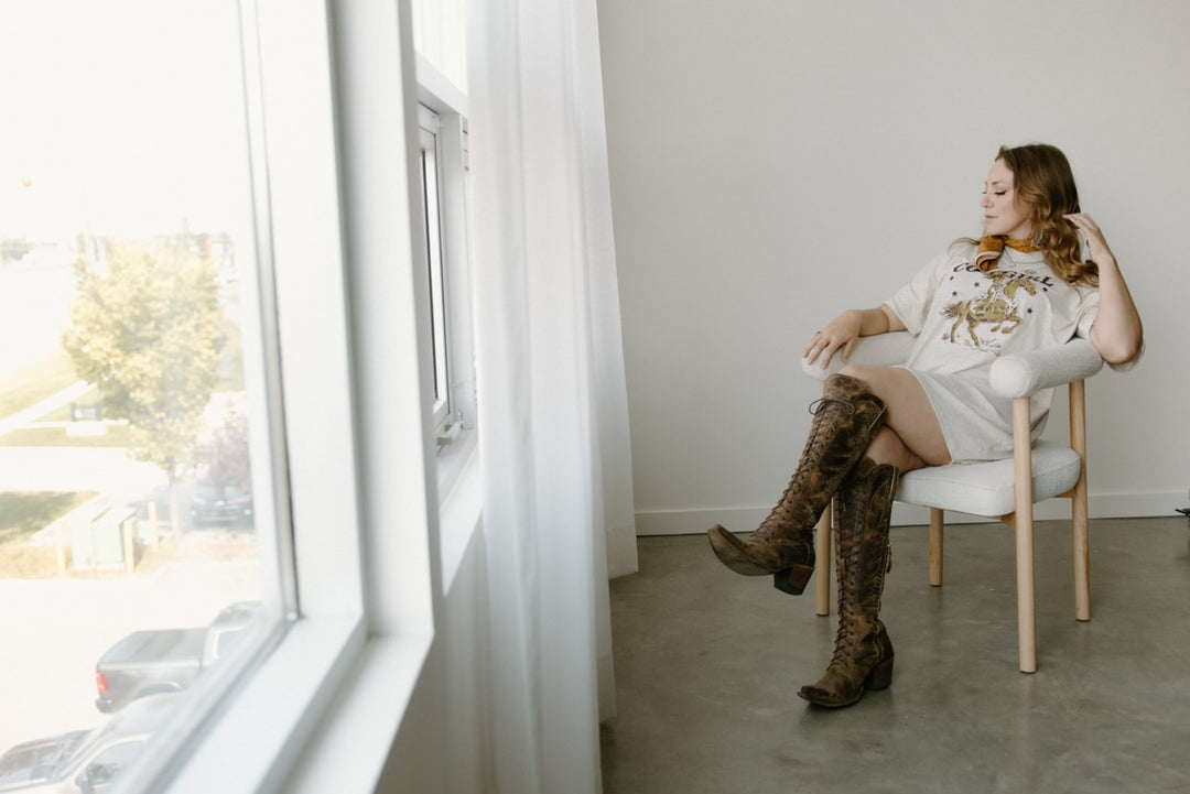 Saddle Up Cowgirl T-Shirt Dress