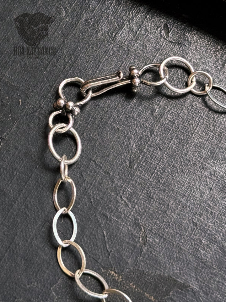 Rose Quartz Bar Necklace