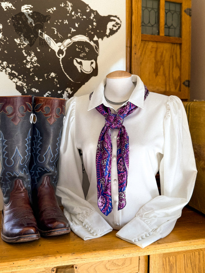 Wild Rag - Purple Paisley