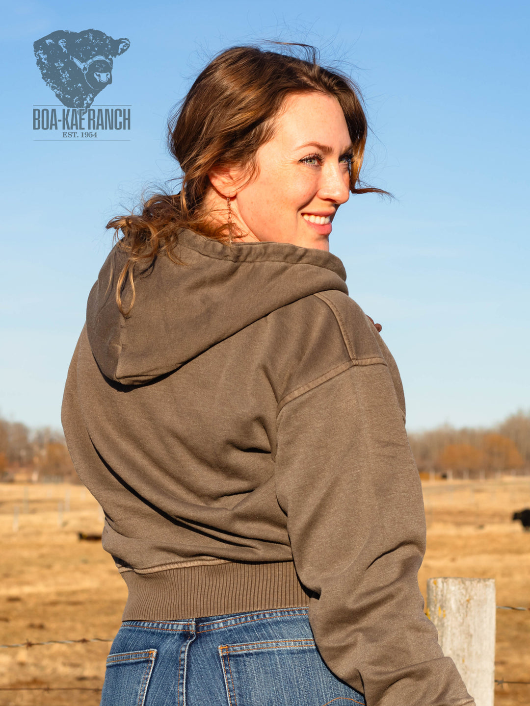 BKR Half Zip Hoodie - Soft Brown