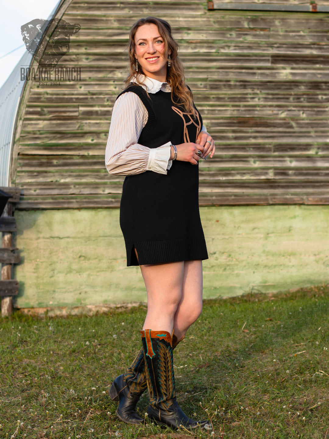 RH Horse Head Sweater Dress