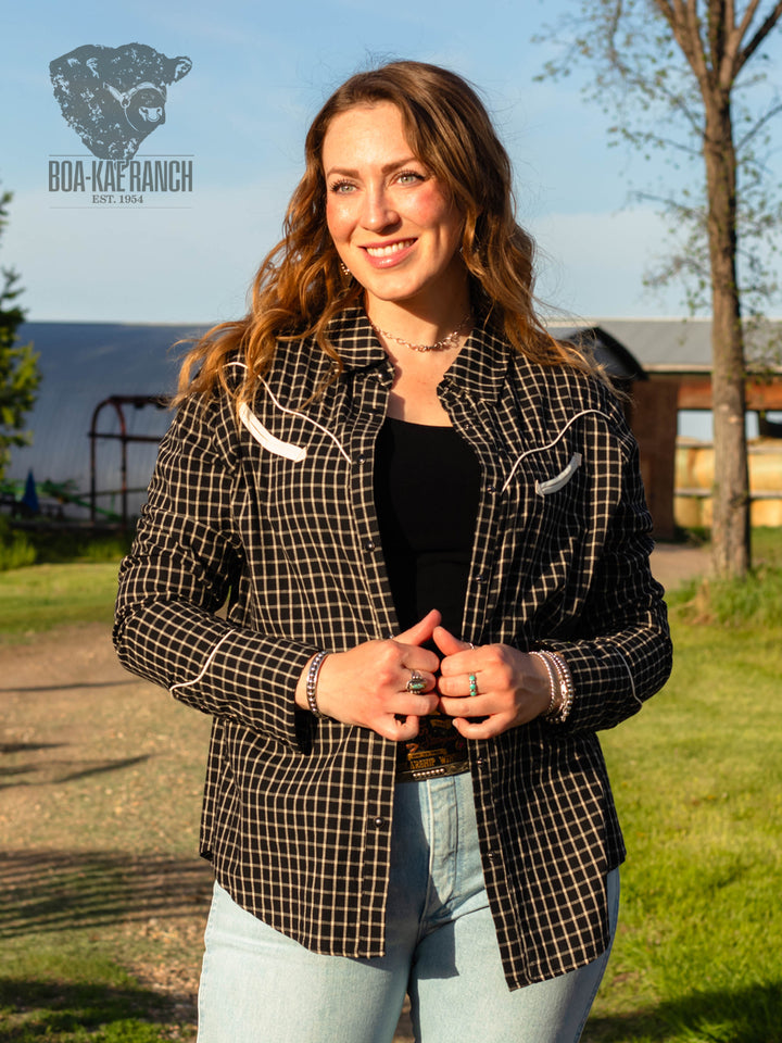 RH Plaid Pearl Snap