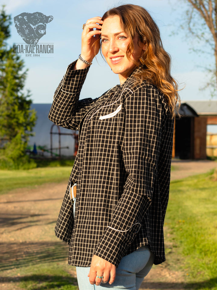 RH Plaid Pearl Snap